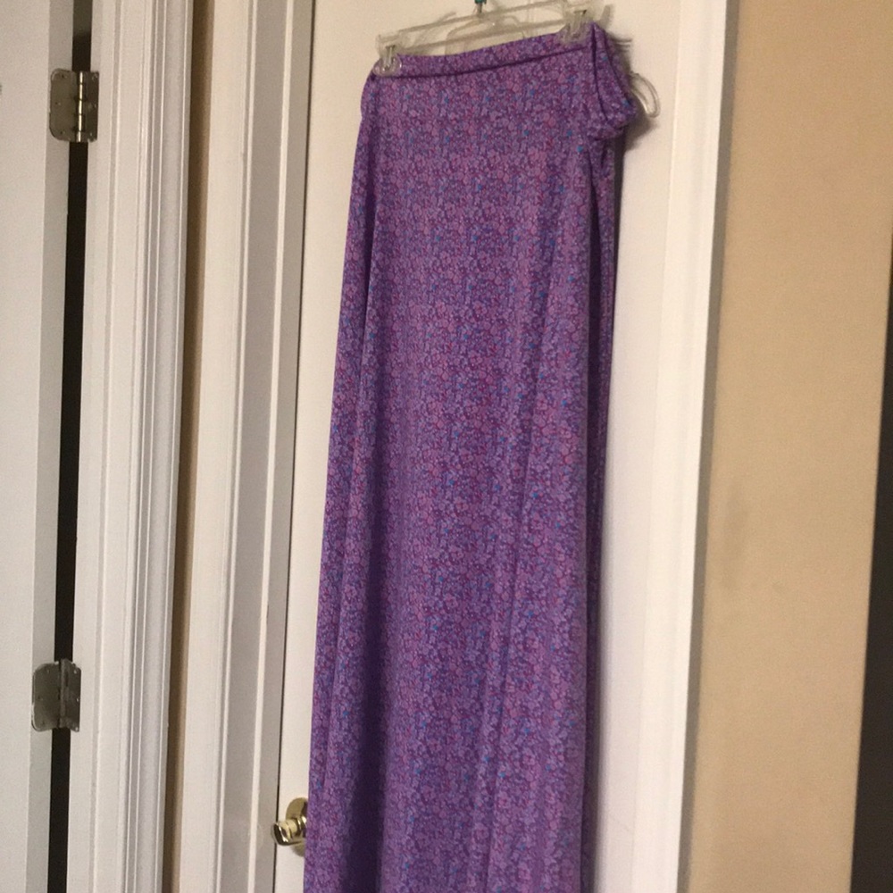 Maxi 2xl very pretty print in silky material